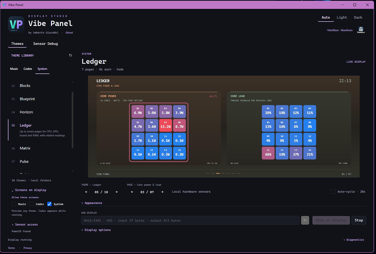 System · Ledger